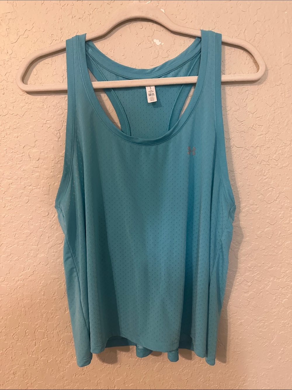 Under Armour Women's Aqua Blue Racerback Performance Tank 5
